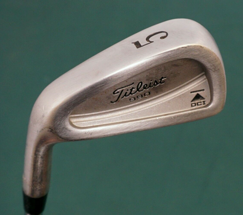 Left Handed Titleist DCI 990 Black Triangle 5 Iron Stiff Steel Shaft