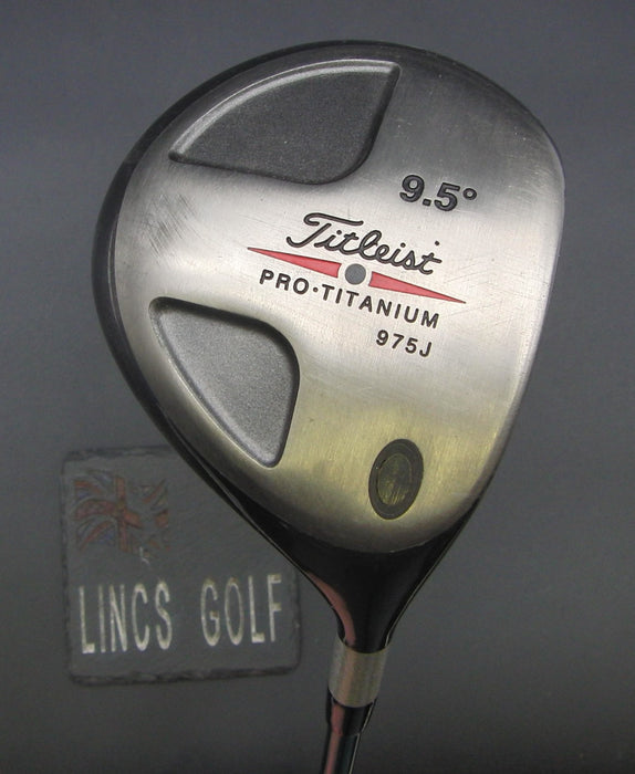 Titleist Pro Titanium 975J 9.5° Driver Stiff Graphite Shaft Golf Pride Grip