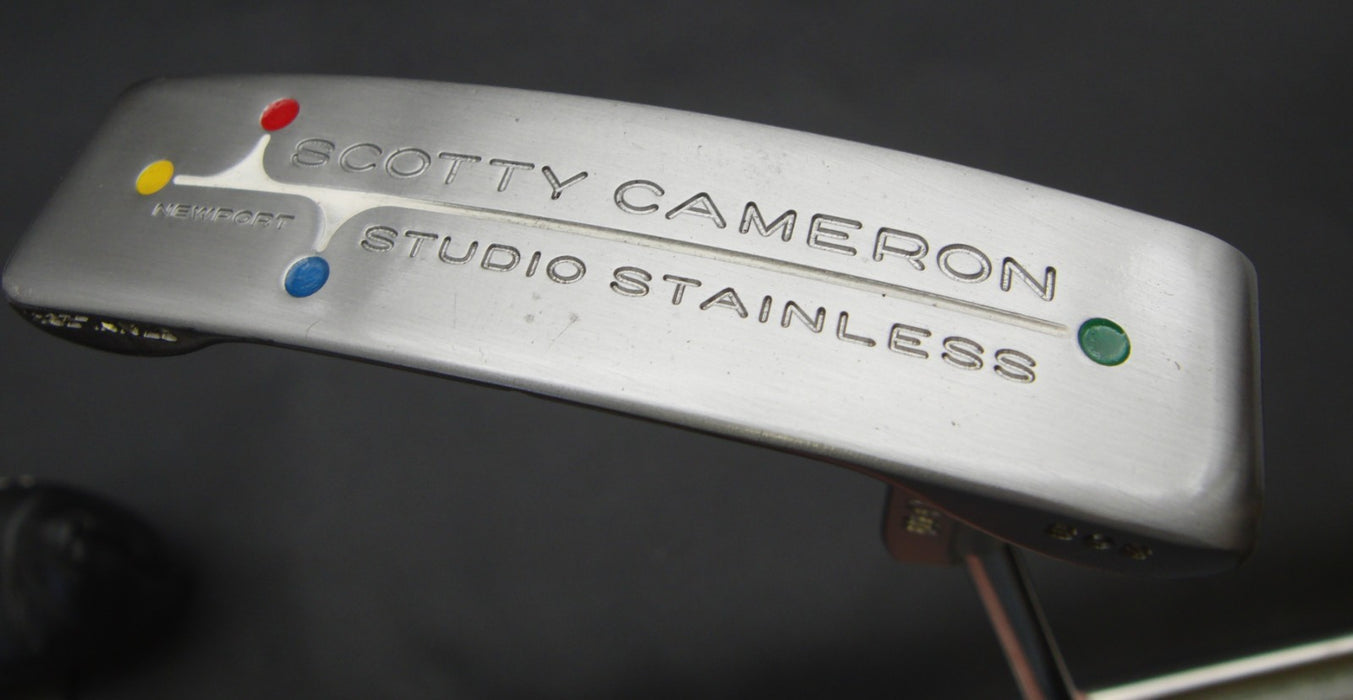 Titleist Scotty Cameron Studio Stainless Newport Putter 88cm Length Steel & HC