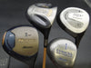 Set of 4 Drivers Mizuno Dunlop Tangent Evanova Stiff/Ladies Graphite Shafts