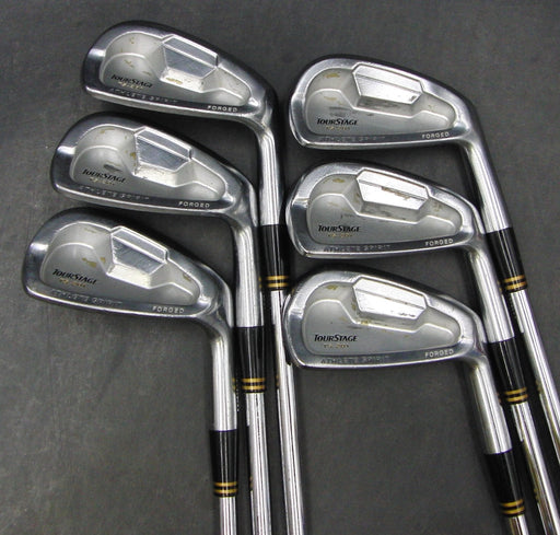 Set of 6 x Bridgestone TS-201 TourStage Forged Irons 5-PW Stiff Steel Shafts