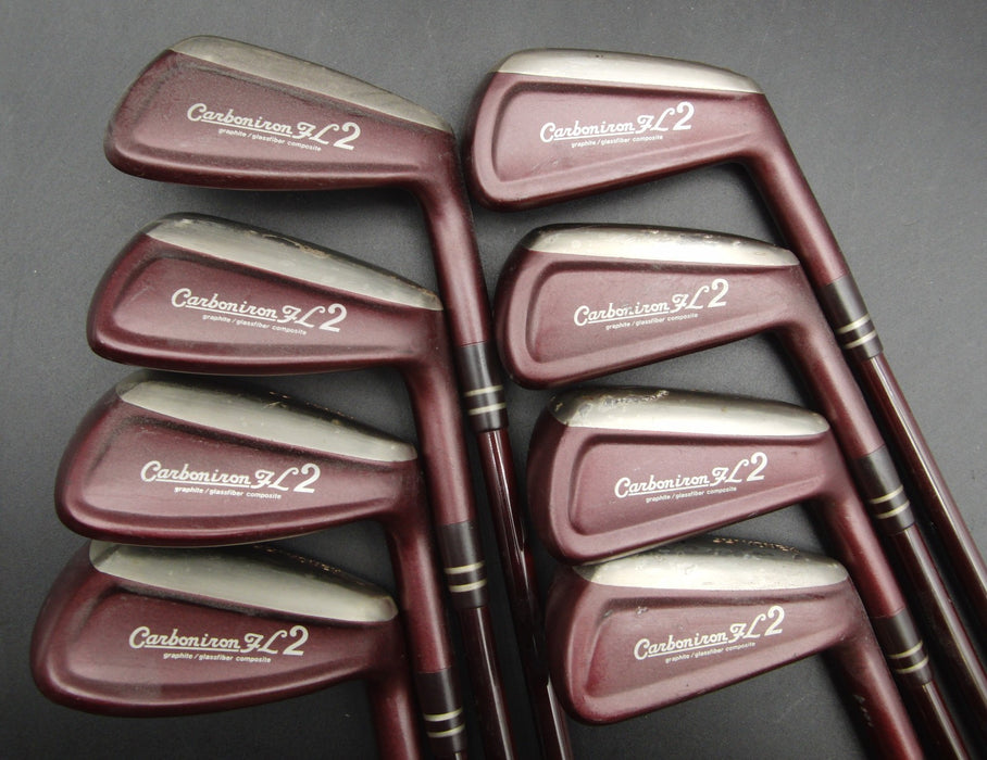 Set of 8x Yonex Carboniron FL2 Irons 4-10+PW Regular Graphite Shafts*
