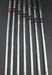 Set of 7x TaylorMade Burner Japanese Model 5-PW + AW Irons Stiff Steel Shafts