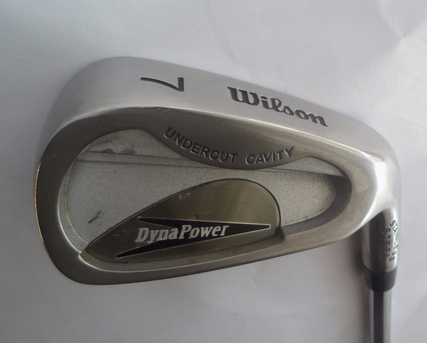 WILSON DYNAPOWER UNDERCUT CAVITY S/STEEL 7 IRON    Reg Steel Shaft, Wilson Grip