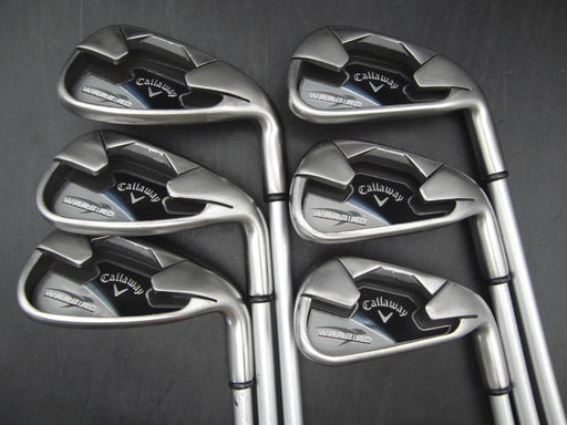 Set of 6x Callaway WarBird Irons 5-PW Regular Graphite Shafts Callaway Grips