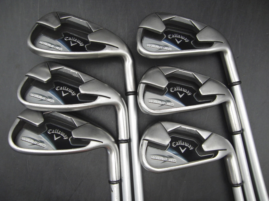 Set of 6x Callaway WarBird Irons 5-PW Regular Graphite Shafts Callaway Grips