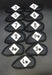 Black Iron Set 3-SW+LW Headcovers