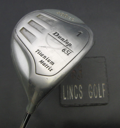 Dunlop 65i 400cc Driver Regular Steel Shaft Dunlop Grip