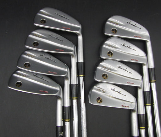 Set of 8x Honma PP-727 3-10 Irons Regular Steel Shafts Grip Rite Grips