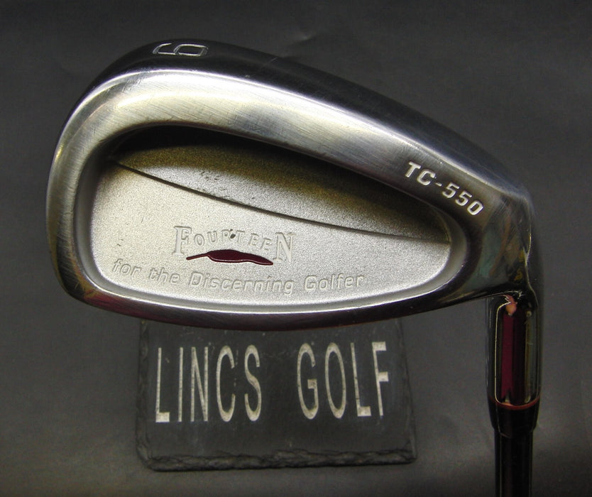 Fourteen Tc 550 9 Iron Regular Graphite Shaft Iomic Grip