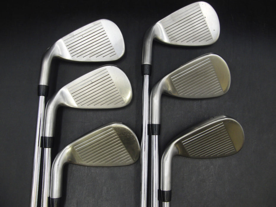 Set of 6x Callaway Rogue Star Irons 5-PW Stiff Steel Shafts GolfPride Grips*