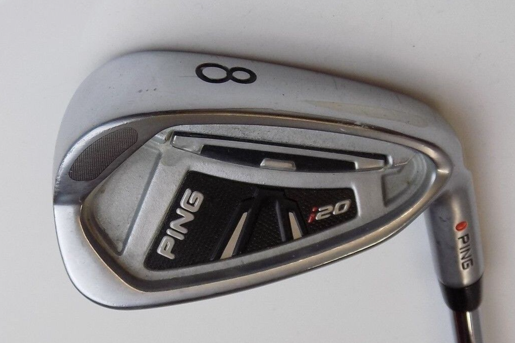 Ping i20 Red Dot 8 Iron NS Pro 1050GH S Flex Steel Shaft Golf Pride Grip