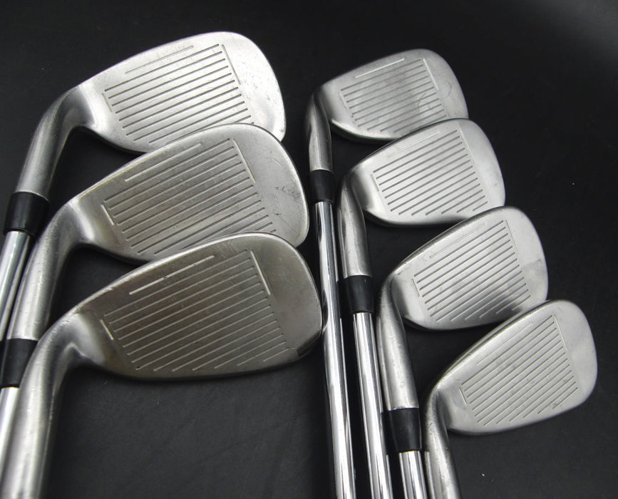 Set of 7x TaylorMade R360 XD 5-PW+AW Irons Regular Steel Shafts GolfPride Grips