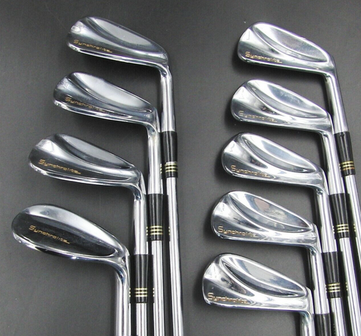 Vintage Ladies Set of 9 x MacGregor Synchrlite Irons 3-SW Ladies Steel Shafts