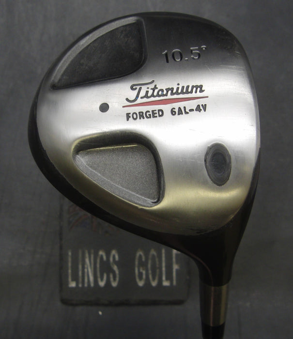 Titanium Forged 6AL-4V 10.5° Driver Stiff Graphite Shaft Black Grip