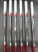 Set of 6 x TaylorMade Burner XD Irons 5-PW Stiff Graphite Shafts No 1 Grips*