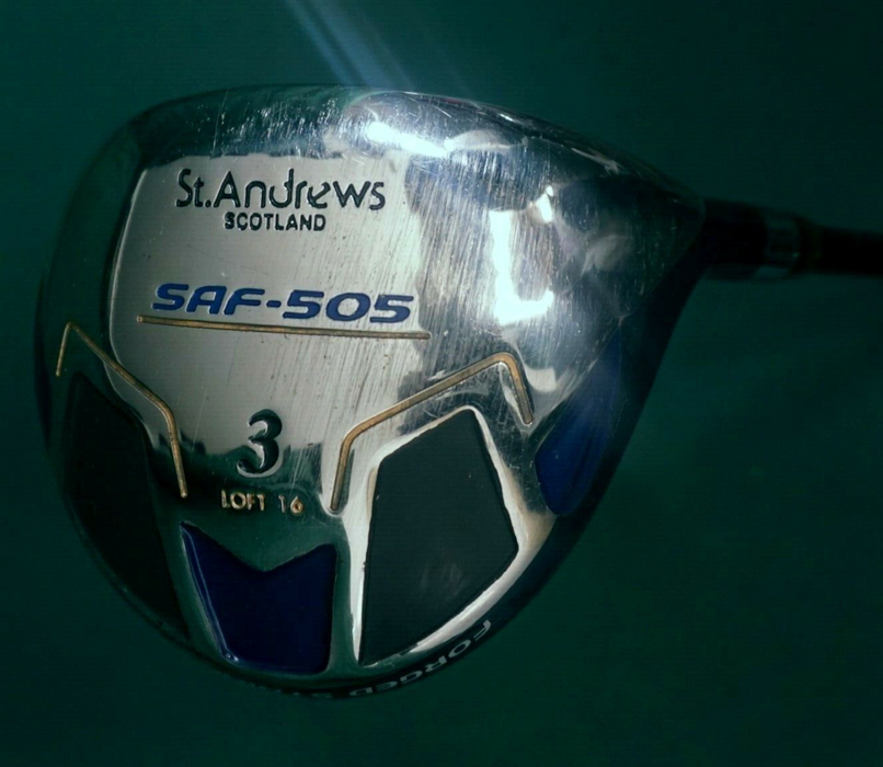 St Andrews SAF-505 3 Wood 16° Regular Graphite Shaft St Andrews Grip + H/Cover