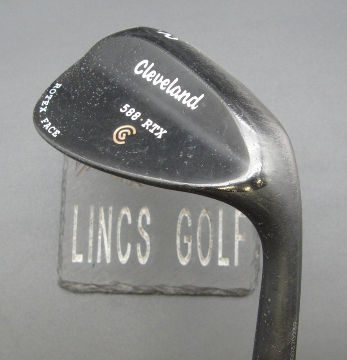Cleveland 588.RTX Rotex Face 52° Gap Wedge Stiff Steel Shaft Black Grip