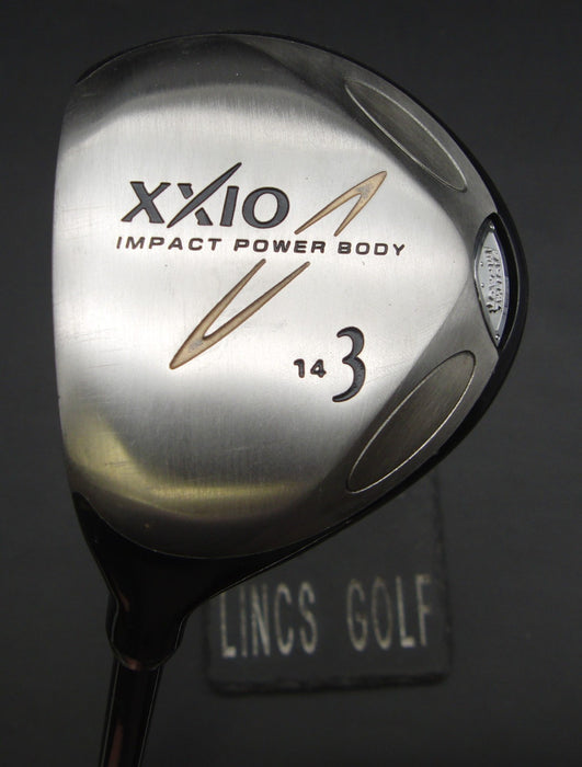 Left-Handed Dunlop XXIO Impact Power Body 14° 3 Wood Stiff Graphite Shaft