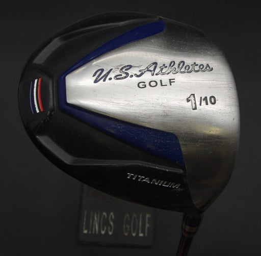 US Athletes Golf 10° Driver Stiff Graphite Shaft Blue Grip