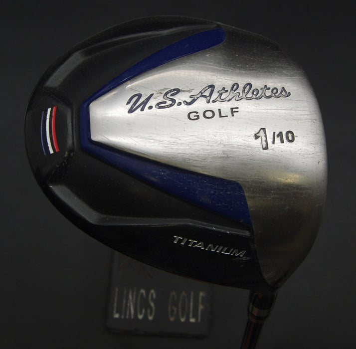 US Athletes Golf 10° Driver Stiff Graphite Shaft Blue Grip