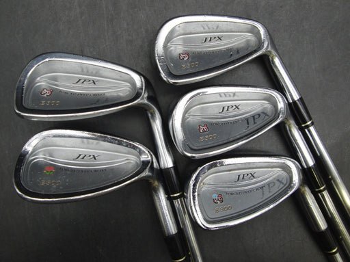 Set of 5x Mizuno JPX E300 Irons 7-PW+AW Stiff Steel Shafts GolfPride Grips*