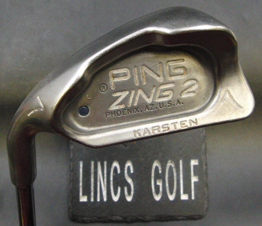 Left Handed Ping Karsten Blue Dot 7 Iron Stiff Steel Shaft Golf Pride Grip