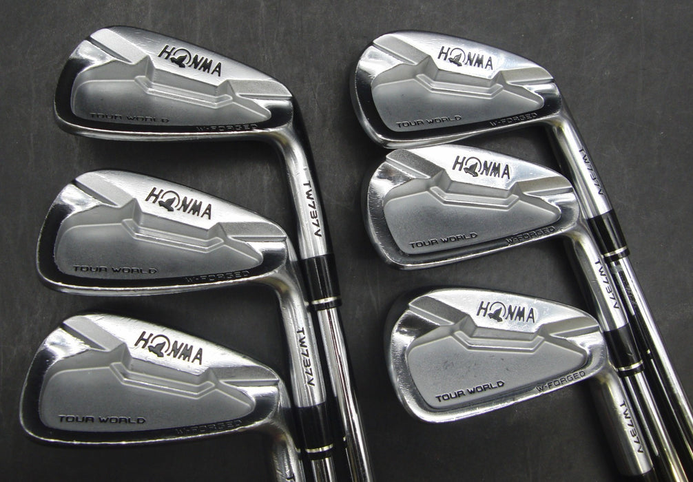 Set of 6 x Honma Tour World TW737V Irons 5-10 Stiff Steel Shafts Honma Grips*