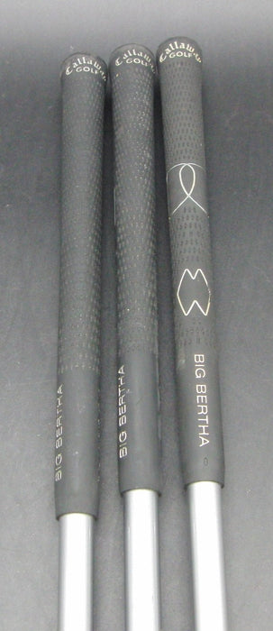 Set of 3 Callaway Steelhead X-14 3 + 4 + 5 Irons Regular Graphite Shafts