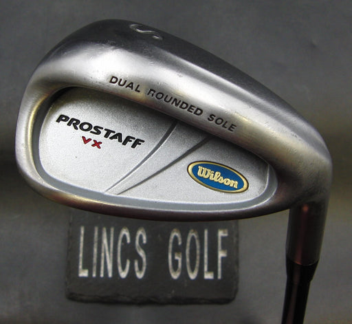Wilson ProStaff VX Dual Rounded Sole Sand Wedge Stiff Graphite Shaft Wilson Grip