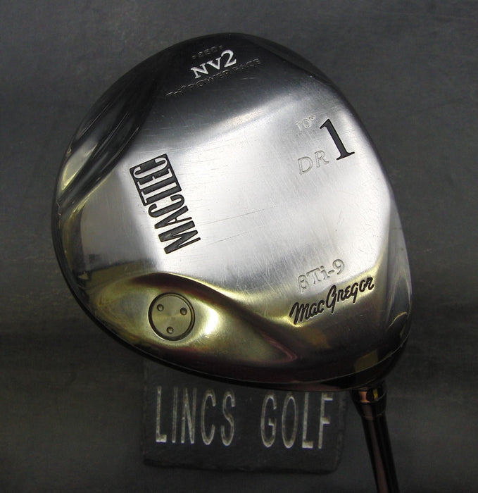 MacGregor Mactec NV2 10° 1 Driver Regular Graphite Shaft Golf Pride Grip