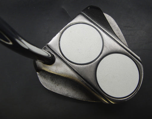 Odyssey White Ice 2-Ball V-Line Putter 80cm Length Steel Shaft PSYKO Grip