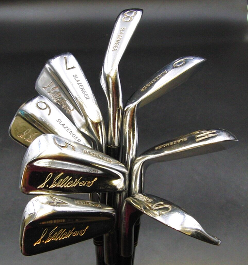 Set of 8 x Slazenger Seve Ballesteros Irons 4-SW Regular Steel Shafts Avon Grips