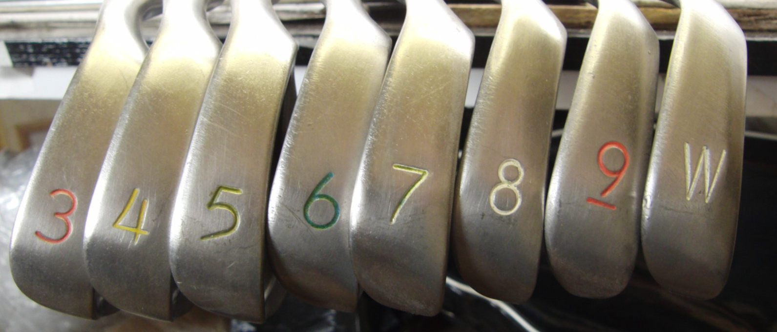 Set Of Ping Eye 2 Red Dot 3-PW Irons + Dunlop Driver + 3 + 5 Wood + Putter