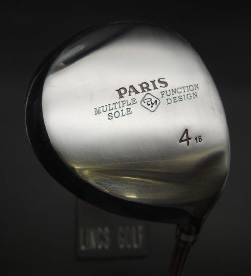 Ladies Paris Multiple Sole Function Design 18° 4 Wood Ladies Graphite Shaft