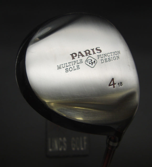 Ladies Paris Multiple Sole Function Design 18° 4 Wood Ladies Graphite Shaft