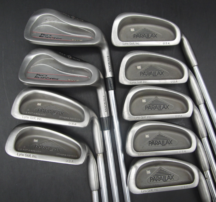 Set Of Lynx Parallax 3-PW/SW Irons + 10.5 Driver + 3 Wood + 4/5 Hybrid + Putter