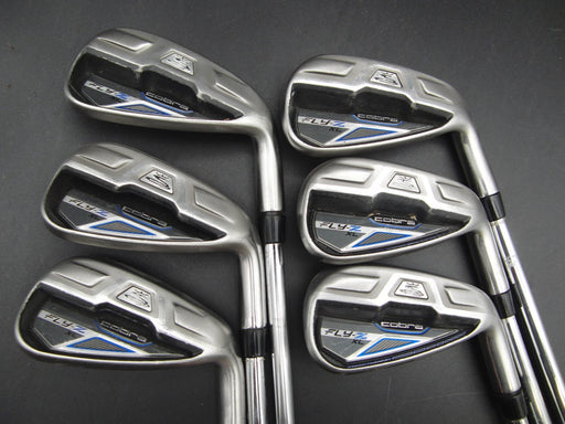 Set of 6 x Cobra FLY-Z XL Irons 5-PW Stiff Steel Shafts Cobra Grips*