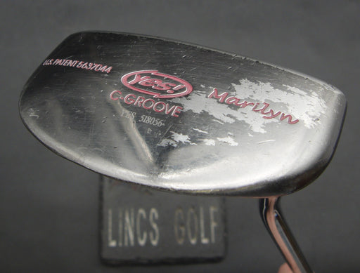 Yes! Golf Marilyn C-Groove Putter 83cm Length Steel Shaft with Grip