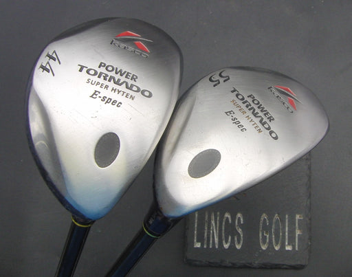 Set of 2 Ladies Kasco Power Tornado E-Spec 4+5 Hybrids Ladies Graphite Shafts