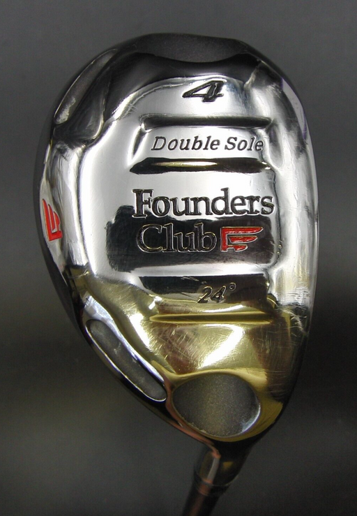 Ladies Founders Club Double Sole 24° 4 Hybrid Ladies Graphite Shaft G/Pride Grip