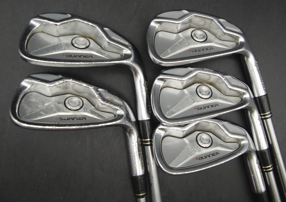 Set of 5x TaylorMade Burner Forged Irons 6-PW Stiff Graphite Shafts Iomic Grips