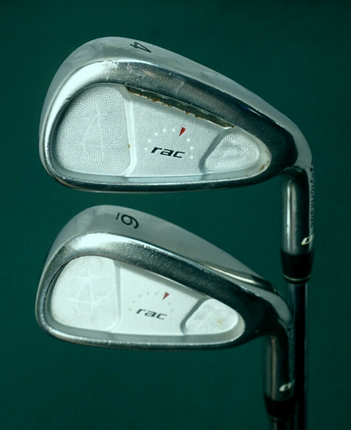 Set of 2 x TaylorMade RAC OS 4 & 6 Irons Regular Steel Shafts TaylorMade Grips