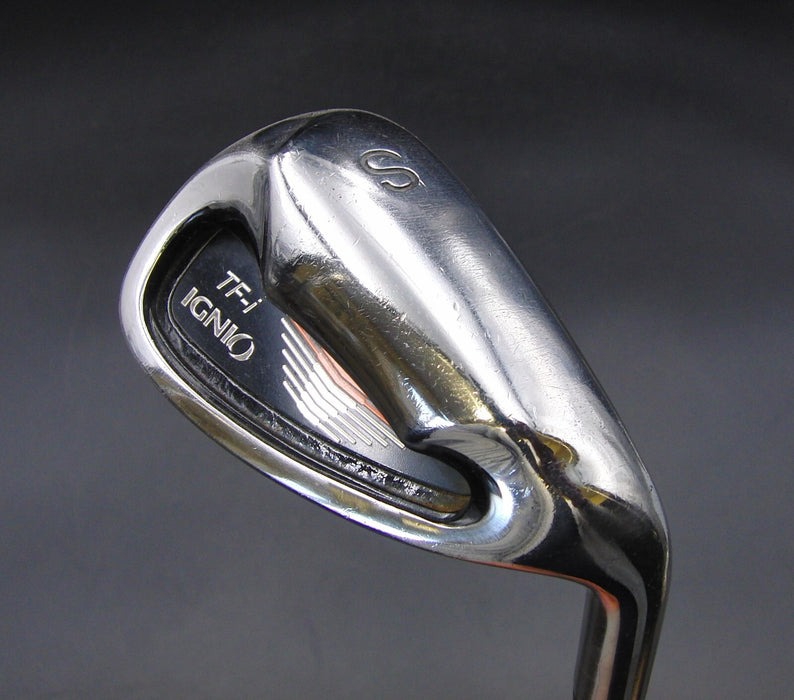 Japanese IGNIO TF-i Sand Wedge Stiff Steel Shaft IGNIO Grip