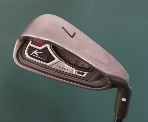 Ping K15 White Dot Ti Face 7 Iron Regular Steel Shaft Ping Grip