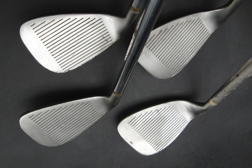 Set of 4x Lynx USA 7,8,9+SW Irons Regular Graphite Shafts Rite Grips