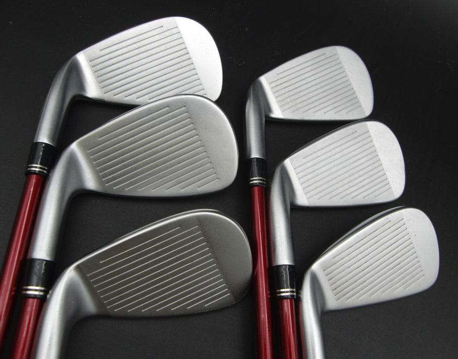 Set of 6x TaylorMade R9 Max Irons 5-PW Regular Graphite Shafts GolfPride Grips*