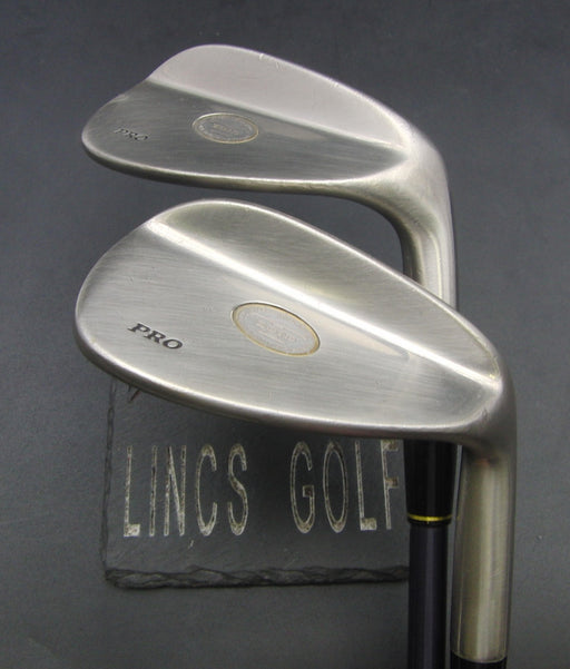 Set of 2 Mizuno T-Zoid Pro Gap+ Sand Wedges Regular Graphite Shafts*