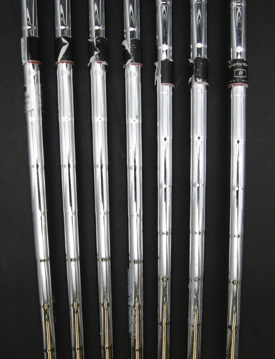 Set of 7x TaylorMade R360 XD 5-PW+AW Irons Regular Steel Shafts GolfPride Grips