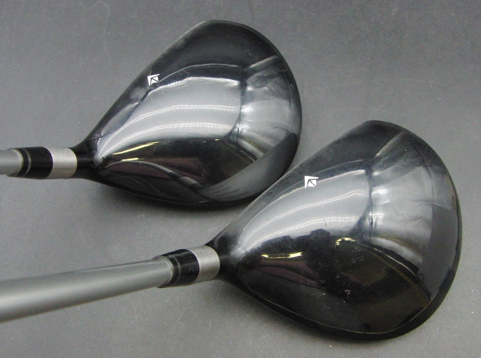Set of 2 Honma Bezeal 525 15° 3+ 18° 5 Woods Regular Graphite Shafts*